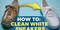 How to clean white sneakers