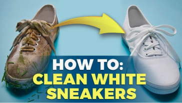 How to clean white sneakers