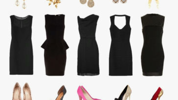 black dress accessories