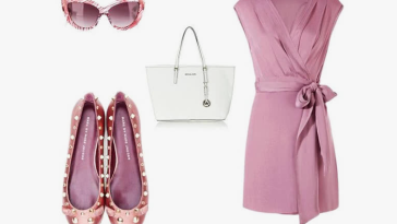 What Color Shoes to Wear with Pink Dress Outfits