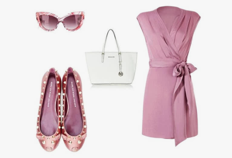 What Color Shoes to Wear with Pink Dress Outfits