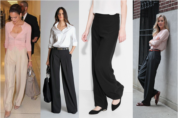 Shoes to wear with wide trousers?